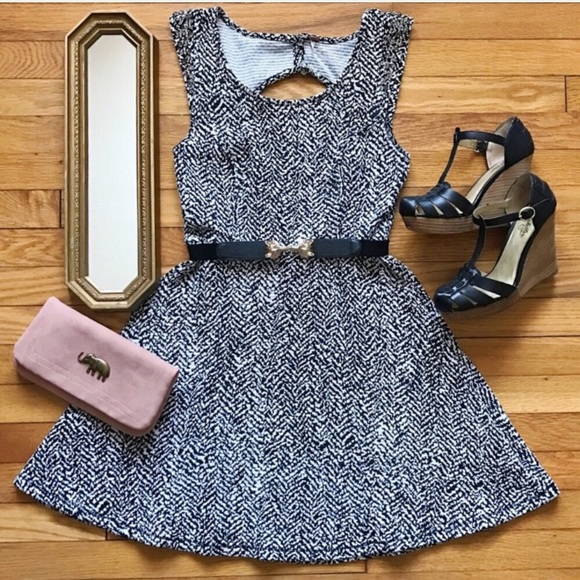 FREE PEOPLE • sparkle skater dress - Picture 7 of 7